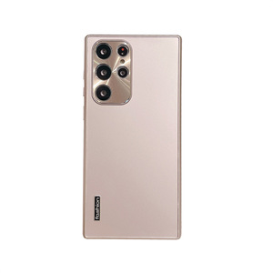 Étui en plastique dur galvanisé mat de mode pour Samsung Galaxy S22 Ultra Plus <span class=keywords><strong>alliage</strong></span> métal caméra protecteur armure couverture - Product Image 1