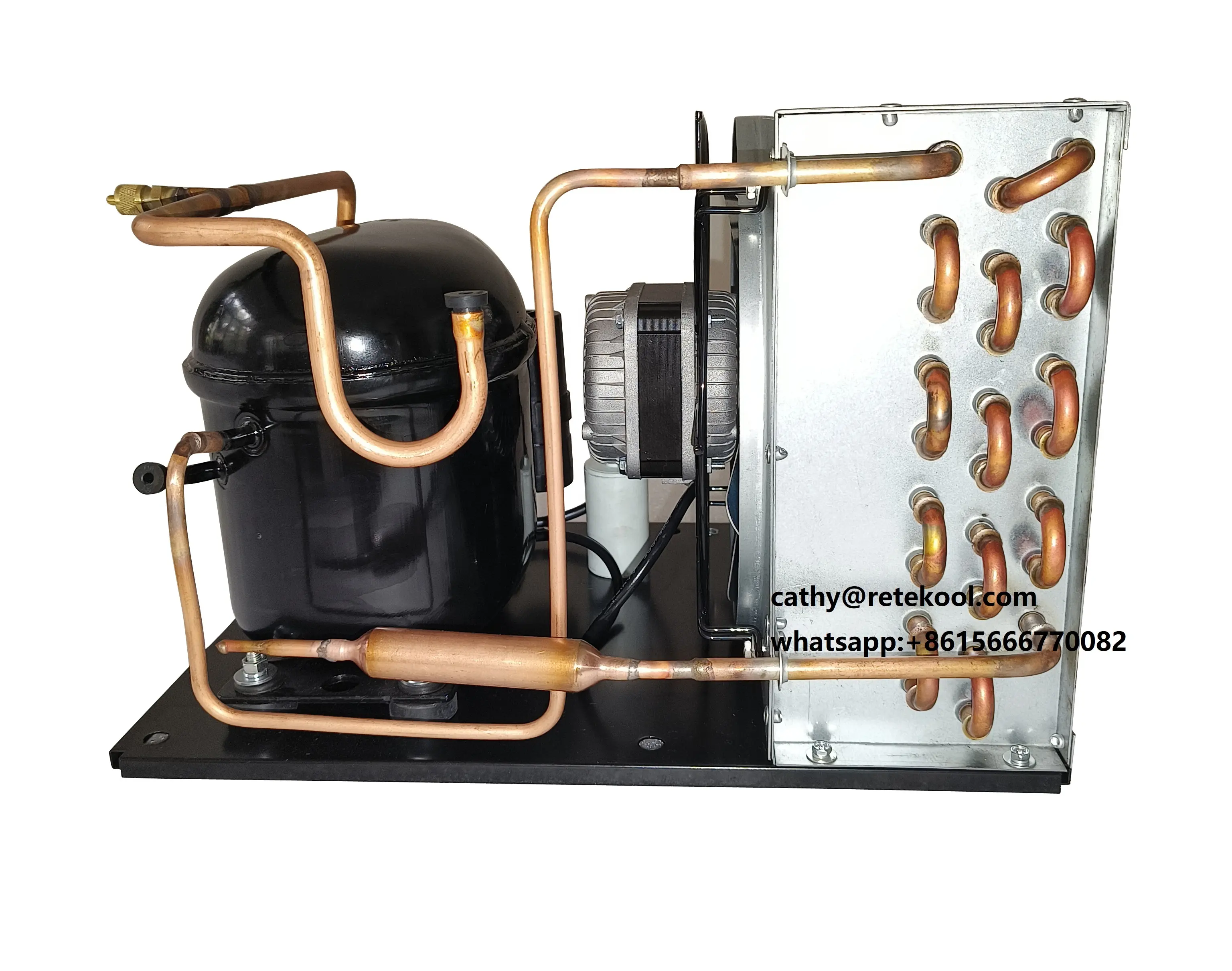 110V 1/3HP Condensing Units Refrigeration Compressor for Home and Business Use