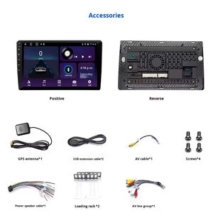 Универсальная автомобильная магнитола Android 2 DIN с GPS, <span class=keywords><strong>FM</strong></span>-стерео, 7, 9, 10,1 дюйма, 1 ГБ ОЗУ, 32 ГБ ПЗУ - Product Image 6