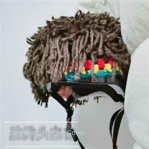 Personnalisable drôle tactique Sports de plein air et équipement de divertissement personnalisable Cosplay bandeau perruque indien <span class=keywords><strong>Dreadlocks</strong></span> casque - Product Image 2
