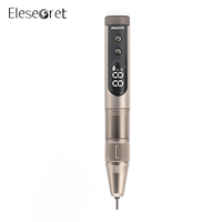 Ponceuse à Ongles Portable Professionnelle 35000 tr/min en Aluminium pour Élimination Rapide du Gel Dur Rechargeable Qualité Or Nouveautés