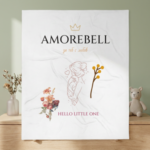 Coperta per Neonati AmoreBell 100% Cotone Lavorato a Maglia Morbida e Portatile per Uso Esterno e Regalo - Product Image 3