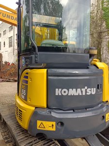 Excavadora de orugas Komatsu PC55 usada Original de Japón, serie Mini Boutique, certificado CE/EPA, a la venta - Product Image 4