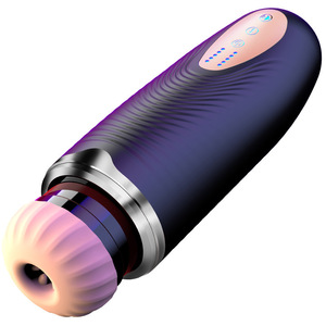 Realistis ABS Vagina buatan elektrik, cangkir masturbasi hisap tahan air + suara fitur dapat ditarik baterai 500mAh - Product Image 3