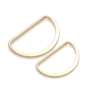 Wholesale Metal d ring Bag <b>Accessories</b> Parts <b>Handbag</b> Hardware D-Ring Metal D rings for <b>handbags</b> - Product Image 5
