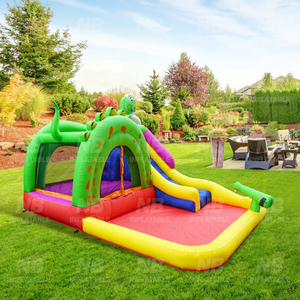 Household Bouncing Castles Commercial Party <b>Inflatable</b> Water Slide Oxford Children Playground <b>Inflatable</b> Trampoline Oxfor - Product Image 6