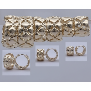 Gli orecchini a Clip placcati oro alla moda migliorano il tuo fascino Fashion con eleganti perle e diamanti per matrimoni e feste - Product Image 1