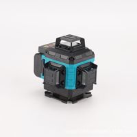 Niveau laser vert industriel 505-520nm, largeur de ligne 2mm, 3D/16 lignes, fonctionnalités 4D, batterie au lithium, pour bricolage, à pendule