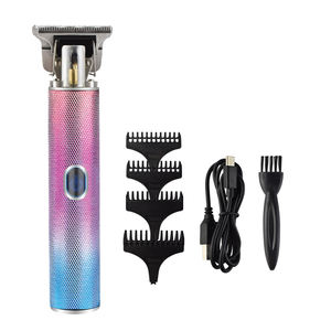 Tagliacapelli Professionale Ricaricabile con Lama a T, Alimentato USB, Trimmer in ABS per Uso Domestico o in Auto, per <span class=keywords><strong>Rasatura</strong></span>, <span class=keywords><strong>Barbiere</strong></span> o Rasoio - Product Image 2