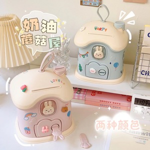 Alcancía de Cerdo con Forma de Casa Pequeña de Dibujos Animados - Regalo Perfecto para Niños y Alcancía para Estudiantes - Product Image 2