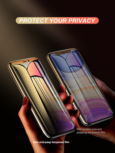 Protecteur d'écran Anti-espion à 35 degrés, verre de protection trempé pour iPhone XS XR <span class=keywords><strong>X</strong></span> 8 7 Plus SE 3 - Product Image 5