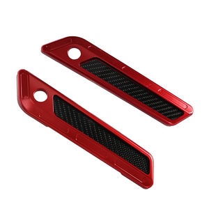 मोटरसाइकिल प्रदर्शन बैगर सीएनसी कालीबैग हिंज लैच कवर और हार्ले टूर 2014-2023 के लिए कार्बन फाइबर रिफ्लेक्टर - Product Image 3