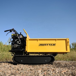 AUSTTER 500KG piste en caoutchouc automotrice Mini transporteur Dumper puissance hydraulique <span class=keywords><strong>brouette</strong></span> chenillée Mini Dumper - Product Image 5