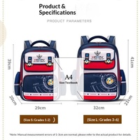 Mochilas escolares de 16 pulgadas para niños, mochilas impermeables con dibujos animados para niños, mochila de hombro para estudiantes de escuela primaria de alta calidad, mochila para niñas y niños
