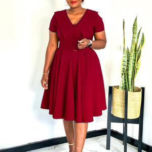 chinese dress ladies Amazon.com: Black Plus Size Dress for Women Summer Short Sleeve Semi Formal  Fit and Flare Vintage Knee Length Ladies Flattering Sunday Church Elegant  Business Casual Dress with Pockets 18W : Clothing, Shoes main image 0