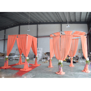 โครงฉากหลังงานอีเว้นท์แบบพกพาพร้อมผ้าม่านและท่ออลูมิเนียม - Product Image 3