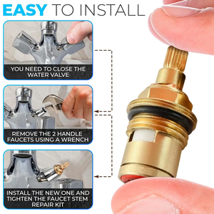 <span class=keywords><strong>Robinet</strong></span> <span class=keywords><strong>de</strong></span> lavabo <span class=keywords><strong>de</strong></span> salle <span class=keywords><strong>de</strong></span> bain et <span class=keywords><strong>de</strong></span> cuisine en laiton moderne, tige <span class=keywords><strong>de</strong></span> <span class=keywords><strong>robinet</strong></span>, <span class=keywords><strong>2</strong></span> pièces, disque céramique chaud et froid, 20 dents, quart <span class=keywords><strong>de</strong></span> <span class=keywords><strong>tour</strong></span>, cartouches <span class=keywords><strong>de</strong></span> <span class=keywords><strong>robinet</strong></span> <span class=keywords><strong>1</strong></span>/<span class=keywords><strong>2</strong></span>,50 mm - Product Image 3