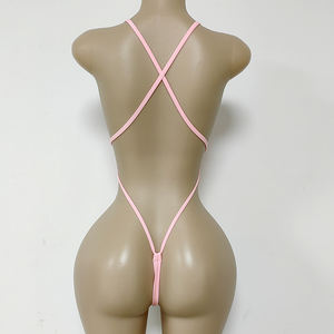 Женское нейлоновое боди со стразами - Product Image 4