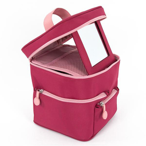 Wholesale 6 <strong>Compartment</strong> Travel Organizer <strong>Makeup</strong> Brush Set Case Cosmetic Vanity <strong>Bag</strong> <strong>with</strong> Inner Separated <strong>Compartment</strong> - Product Image 2