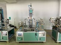 Machine de transfert de chaleur de seau de peinture incurvée cylindrique semi-automatique de contrôle PLC de marque LC