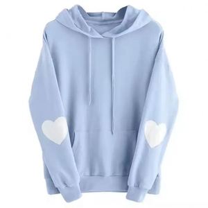 Felpe con Cappuccio da Donna con Stampa <span class=keywords><strong>Farfalla</strong></span>, Cerniera e Coulisse, Maniche Lunghe, Casual, Trendy, Oversize - Product Image 3