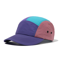 Vente en gros Snapback étanche course à cinq panneaux casquette de camp casquette de baseball sport casquette en nylon 5 panneaux casquettes et chapeaux