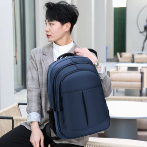 New Design Fashion Travel Outdoor Customized Logo Waterproof Zipper Polyester <b>Lightweight</b> Leisure Men's <b>Backpacks</b> - Product Image 5