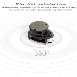2D A1 slamtec <span class=keywords><strong>rplidar</strong></span> 360องศา12เมตรสแกนเนอร์เซนเซอร์รัศมีการสแกนองศาสำหรับการหลีกเลี่ยงสิ่งกีดขวางและการนำทางของหุ่นยนต์ - Product Image 3