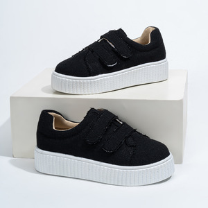 Zapatos de Lona con Cierre de Velcro para Niños y Niñas, Moda Primavera Verano, Zapatos Deportivos Casuales con Plataforma - Product Image 5