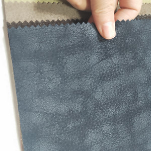 Tessuto in Pelle Sintetica di Alta Qualità con Retro in <span class=keywords><strong>Camoscio</strong></span>, Elasticizzato in Due Direzioni, 0,7 mm, per Abbigliamento - Product Image 4