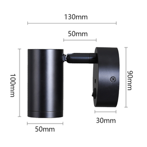 <span class=keywords><strong>LED</strong></span> Tường ánh sáng trong nhà khách sạn phòng ngủ màu đen kim loại GU10 <span class=keywords><strong>LED</strong></span> cạnh giường ngủ đèn tường khách sạn phòng ngủ cạnh giường ngủ Đèn tường hiện đại Bắc Âu - Product Image 5