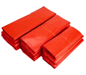 ถุงพลาสติกเสื้อยืด LDPE HDPE พิมพ์โลโก้ตามสั่ง ราคาโรงงาน ผลิตจากวัสดุรีไซเคิล เป็นมิตรกับสิ่งแวดล้อม สำหรับงานแสดงสินค้าที่บ้าน - Product Image 1