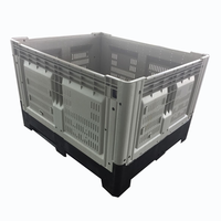 Boîte en plastique pliable pour fruits et légumes, de haute qualité, robuste, en plastique, pour le stockage