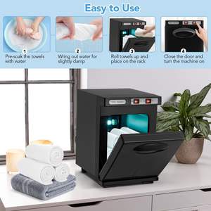 Armoire chauffe-serviettes 5L pour bain de vapeur, usage professionnel pour <span class=keywords><strong>spa</strong></span> facial, coiffure et salon de beauté - Product Image 4