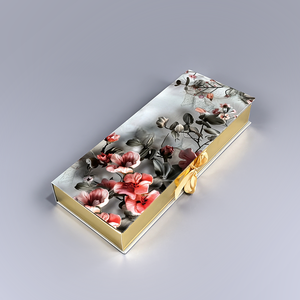 Caja de Regalo para Postres con Cierre Magnético Rígido de Cartón Reciclado Personalizado, Asa de Cinta e Impresión de Logotipo - Product Image 2