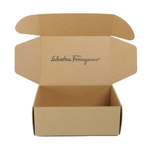 Emballage de sandales à chaussures personnalisées boîte-cadeau de pantoufles à chaussures en papier à prix d'usine boîtes d'emballage de chaussures en kraft - Product Image 5