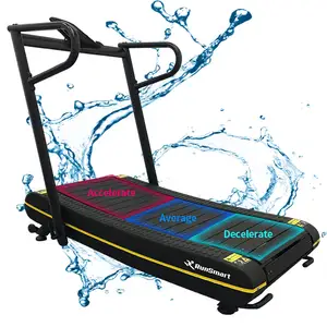 Grosir diri gym fitness equipment-Treadmill Melengkung Murah Peralatan Gym Kebugaran Lari Bertenaga Sendiri Mesin Lari dengan Jaminan Harga Terbaik