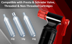 자전거용 미니 휴대용 전동 에어 펌프 CO2 타이어 공기 주입기 - Product Image 3