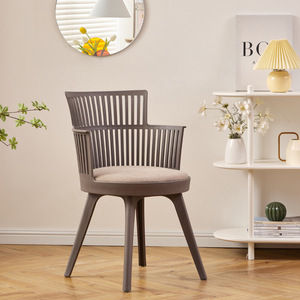 <span class=keywords><strong>Chaise</strong></span> de salle à manger à dossier épais de style nordique moderne en plastique pour salons/salles à manger, meubles simples pour la maison - Product Image 6