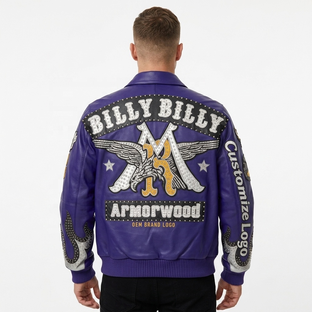 Wholesale Bon Jovi Leather Jacket Durable Cowhide Leather