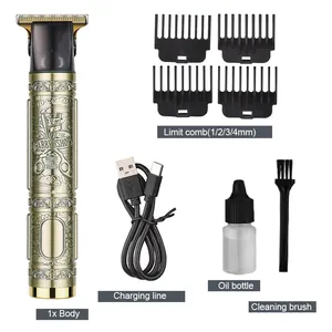 DL-1560 DALING 2022 NEW Professional Battery USB dual-purpose charging Hair Trimmer for Men T Blade Hair Clippers Cordless Set