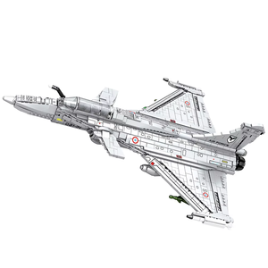 Bloques de Construcción del Modelo de Avión de Combate Rafale 33035, Serie de Aviones Militares para Armar, Ladrillos de Ensamblaje, Adorno de Escritorio, Juguete de Rompecabezas, Regalos para Días Festivos - Product Image 6
