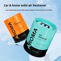 Penyegar Udara Mobil Kaleng Logam Kelas Atas dengan Aroma Tahan Lama & Balsem Parfum Padat Penghilang Bau untuk Penggunaan di Kursi