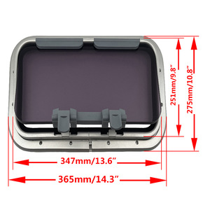 פתח האלומיניום רב-גודל סירה פורתולה אלומיניום/מלבני מתכת חלון אביזרים ימיים ליאכטה - Product Image 2