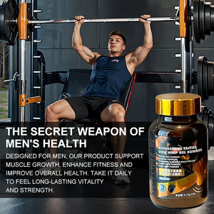 Cápsulas de Gel de Asta de Ciervo de Alta Calidad OEM para Mejorar la Energía, la Resistencia y la Fuerza Masculina - Product Image 6