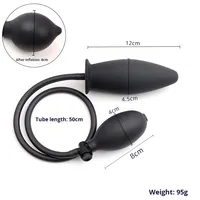 Fourniture d'Usine Anale en Silicone Gonflable, Dilatateur de Fesses Extensible à Air, Grande Pompe à Godemiché pour Jouets Sexuels Femmes Hommes Gays