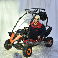 Des aventures tout-terrain passionnantes vous attendent avec un buggy Dune pour enfants à essence de 400cc et des karts à pédales sur piste 110cc Two Seat Go Kart