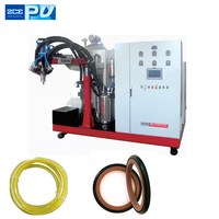 Machines de moulage par injection de polyuréthane neuves, vente chaude en Chine, fourniture directe usine, idéales pour la production de roues de rouleaux, de joints de pneus et de grattoirs