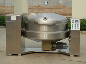 <span class=keywords><strong>Bollitore</strong></span> industriale automatico con rivestimento a vapore sottovuoto con miscelatore - Product Image 4