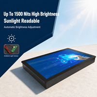 Monitor Táctil PCAP de Marco Abierto de 31.5 Pulgadas y 1500 Nits, Legible Bajo la Luz Solar, con Unión Óptica, Pantalla Táctil IK10, Entrada HD-MI para Exteriores